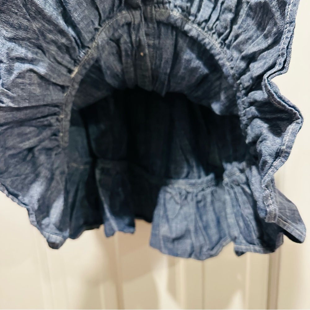 Ralph Lauren Denim Kids Chambray Dress with Button Closure - Picture 7 of 10